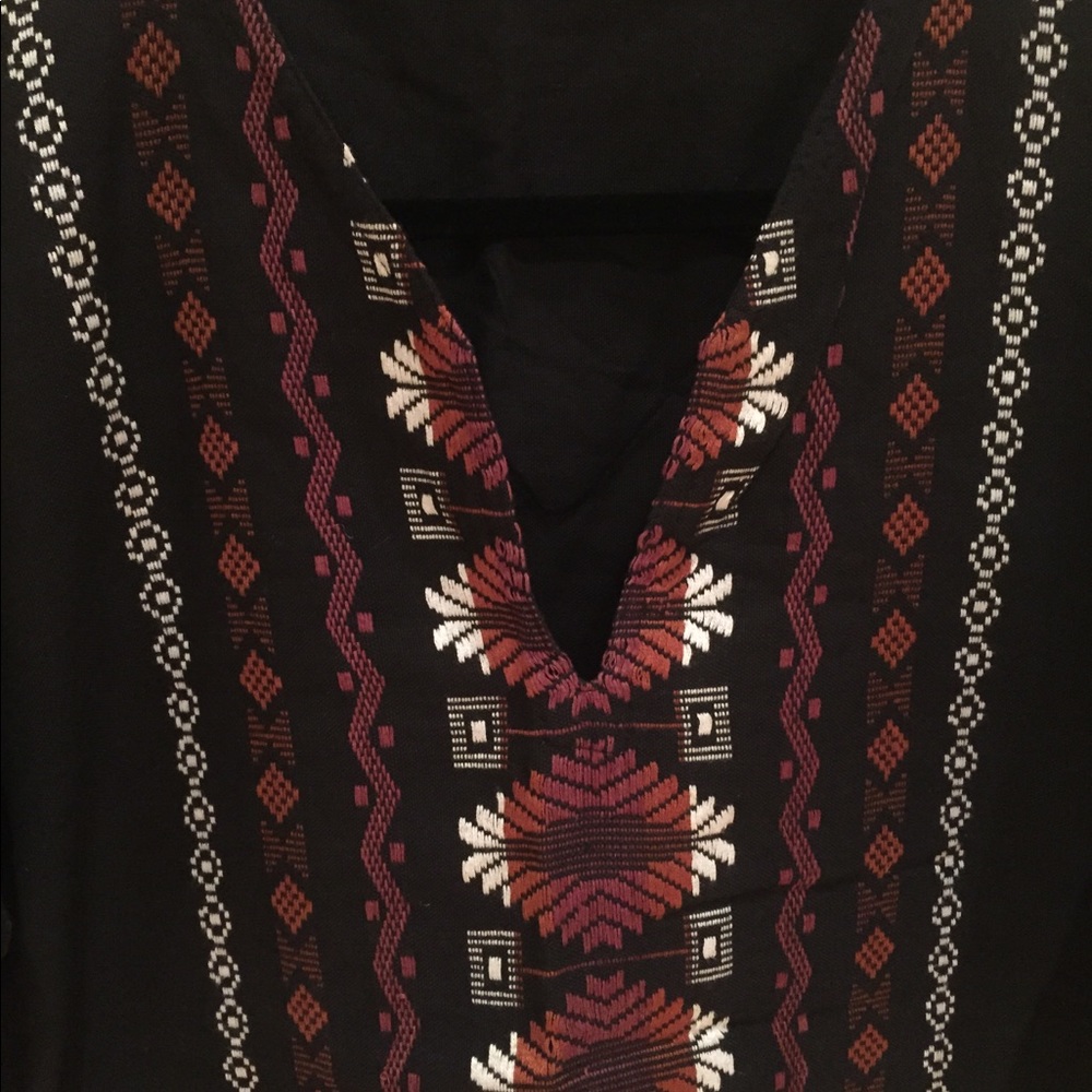 Authentic Mexican Embroided Tunic - Picture 2 of 5